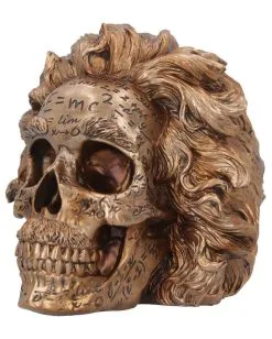 Albert Einstein Totenschädel 21cm -Grusel Dekor Geschaft albert einstein totenkopf albert einstein totenschaedel albert einstein skull 54562 03