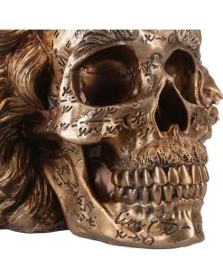 Albert Einstein Totenschädel 21cm -Grusel Dekor Geschaft albert einstein totenkopf albert einstein totenschaedel albert einstein skull 54562 06