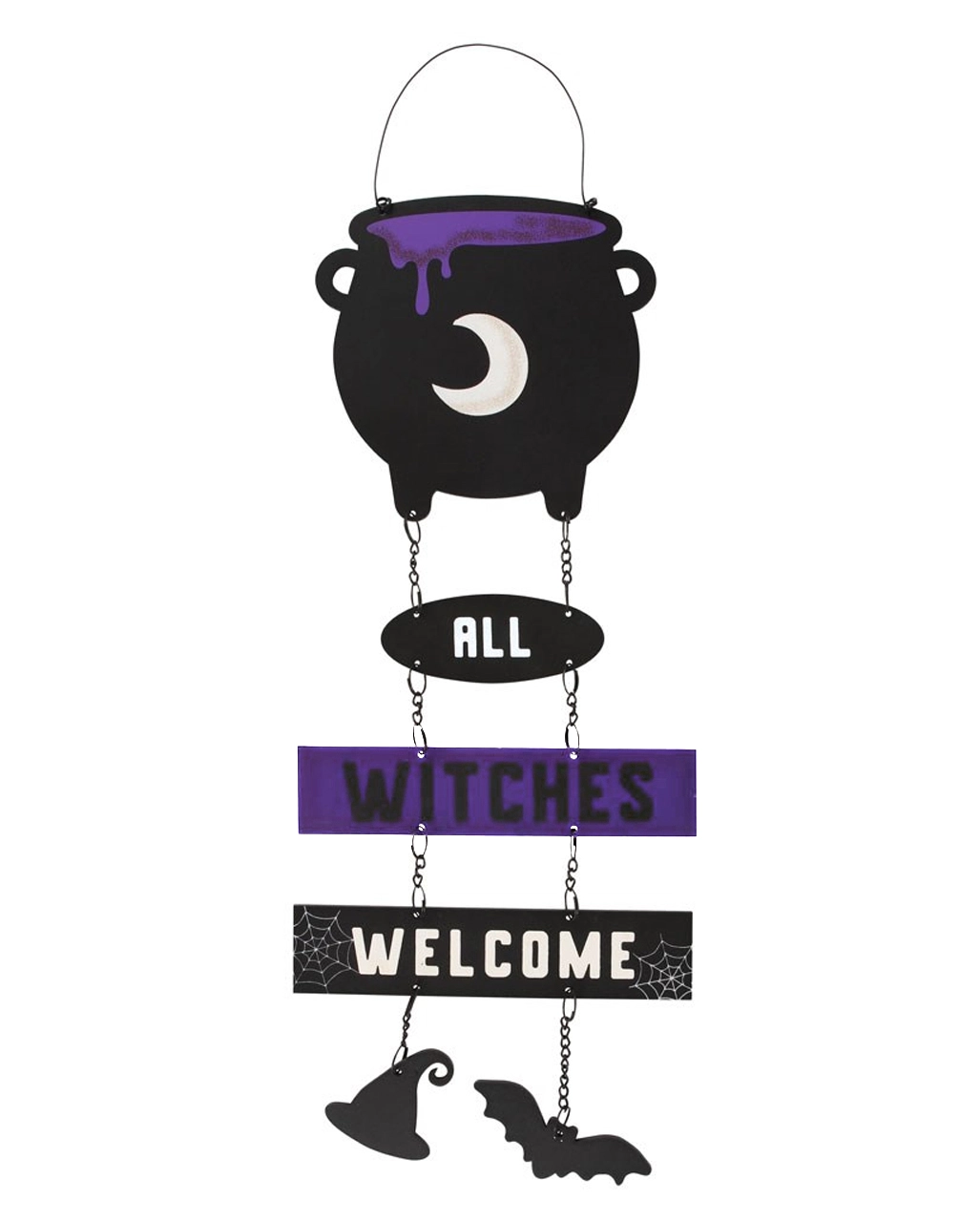 All Witches Welcome Mit Hexenkessel 30cm 3 All Witches Welcome Mit Hexenkessel 30cm