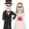 Skelett Brautpaar Salz & Pfefferstreuer 1 Skelett Brautpaar Salz & Pfefferstreuer -Grusel Dekor Geschaft alz und pfefferstreuer love never dies skelett brautpaar tischdekoration 27823