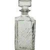 Vintage Glasflasche Kristallschliff Eckig 23cm 1 Vintage Glasflasche Kristallschliff Eckig 23cm -Grusel Dekor Geschaft antike giftflasche kristallschliff eckig vintage glas bottle square halloween homeware gothic homeware 52020 01