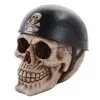 Biker Totenschädel Mit Helm -Grusel Dekor Geschaft biker totenkopf mit helm biker totenschaedel mit helm biker skull with helmet 51576 01
