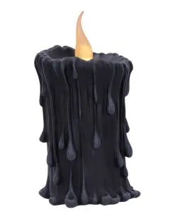 Schwarze Magie LED Kerze 19cm 11 Schwarze Magie LED Kerze 19cm -Grusel Dekor Geschaft black magic led kerze black magic led candle halloween deko gothic deko 54011 04