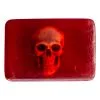 Blutende Duftseife Mit Totenschädel -Grusel Dekor Geschaft blutende duftseife mit totenkopf halloween und horror seifen geschenkartikel und merchandise horror bloody soap 53289