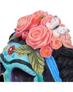 Calavera De Azucar Totenschädel 19cm -Grusel Dekor Geschaft calavera de azucar totenkopf calavera de azucar skull dia de los muertos figur 54563 05