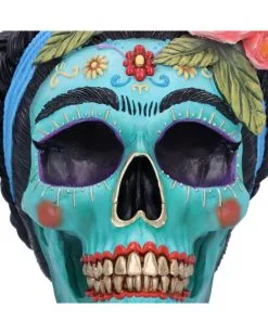 Calavera De Azucar Totenschädel 19cm -Grusel Dekor Geschaft calavera de azucar totenkopf calavera de azucar skull dia de los muertos figur 54563 07