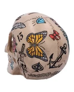 Calavera Tattoo Totenkopf Sparkasse -Grusel Dekor Geschaft calavera tattoo totenschaedel sparkasse calavera tattoo totenkopf spardose calavera tattoo skull fund 39512 03