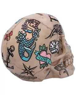 Calavera Tattoo Totenkopf Sparkasse -Grusel Dekor Geschaft calavera tattoo totenschaedel sparkasse calavera tattoo totenkopf spardose calavera tattoo skull fund 39512 04