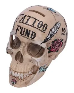 Calavera Tattoo Totenkopf Sparkasse -Grusel Dekor Geschaft calavera tattoo totenschaedel sparkasse calavera tattoo totenkopf spardose calavera tattoo skull fund 39512 07