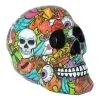Calypso Pop Art Totenkopf -Grusel Dekor Geschaft calypso pop art totenschaedel calypso pop art totenkopf calypso pop art skull 50728 01