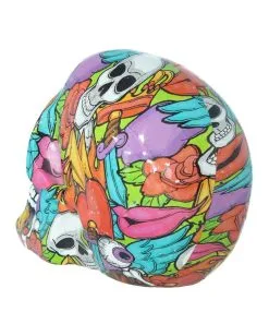 Calypso Pop Art Totenkopf -Grusel Dekor Geschaft calypso pop art totenschaedel calypso pop art totenkopf calypso pop art skull 50728 04