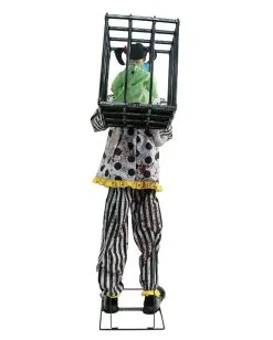 Happy Candy Clown Halloween Animatronic 7 Happy Candy Clown Halloween Animatronic -Grusel Dekor Geschaft creepy candy clown halloween animatronic geisterbahnfiguren und animatronics halloween deko mr happy candy clown animatronic 39614 2