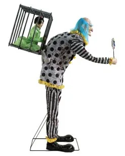 Happy Candy Clown Halloween Animatronic 8 Happy Candy Clown Halloween Animatronic -Grusel Dekor Geschaft creepy candy clown halloween animatronic geisterbahnfiguren und animatronics halloween deko mr happy candy clown animatronic 39614 3