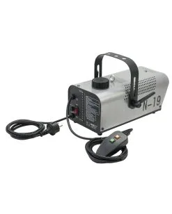 EUROLITE N-19 Nebelmaschine Silber 700 W -Grusel Dekor Geschaft eurolite n 19 nebelmaschine silber 700 watt halloween nebelmaschine halloween lichteffekt 39788 03