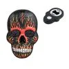 Flammender Totenschädel Als Flaschenöffner -Grusel Dekor Geschaft flammender totenkopf flaschenoeffner flammender totenschaedel flaschenoeffner flame skull bottle opener 51388 01
