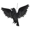 Flügelschlagende Krähe Halloween Animatronic -Grusel Dekor Geschaft fliegender rabe halloween animatronic flying crow halloween animatronic halloween deko 52614 01