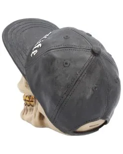 Gangster Totenschädel "Thug Life" 15,8cm -Grusel Dekor Geschaft gangster totenkopf gangster totenschaedel gangster skull skull with gold teeth 53388 04