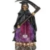 Sensenmann Backflow Räucherkegel Halter Mit LED -Grusel Dekor Geschaft grim reaper backflow raeucherkegel halter mit licht grim reaper backflow incense burner with light 50660 01