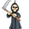 Sensenmann Christbaumkugel 8,9cm -Grusel Dekor Geschaft grim reaper weihnachtskugel halloween und horror weihnachtsdeko und wohnaccessoires grim reaper hanging ornament 54748