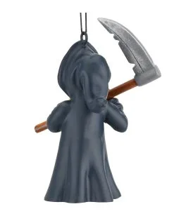 Sensenmann Christbaumkugel 8,9cm -Grusel Dekor Geschaft grim reaper weihnachtskugel halloween und horror weihnachtsdeko und wohnaccessoires grim reaper hanging ornament 54748 5