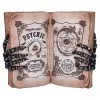 Hellseher Zauberbuch Deko 25,8cm -Grusel Dekor Geschaft grimoire hexenbuch deko psychic compendium deco halloween tischdekoration 51062 01