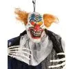 Grusel-Clown Hängedeko Figur 120 Cm -Grusel Dekor Geschaft gruseliger horrorclown haengefigur mit lichteffekt 120cm creepy horror clown hanging figure with light effect 120cm halloween dekoration halloween props 39769