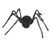 Schwarze Monsterspinne Mit Fell 200 Cm -Grusel Dekor Geschaft haarige monsterspinne mit kunstfell large furry spider halloween dekoration 38048 01