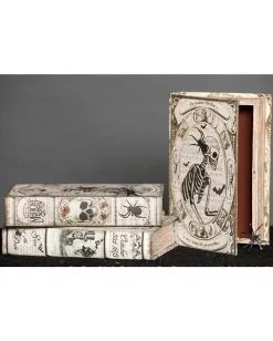 Dekobuch Mit Geheimfach Für Halloween -Grusel Dekor Geschaft halloween dekobuch mit geheimfach halloween fright night book box buchtresor buchsafe halloween 53077 5