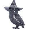 Walpurgisnacht Eule Mit Hexenhut 13,5cm 1 Walpurgisnacht Eule Mit Hexenhut 13,5cm -Grusel Dekor Geschaft halloween eule mit hexenhut walpurgisnacht eule mit hexenhut halloween owl with witch hat 50745 01