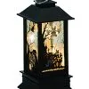 Halloween Laterne Mit Hexenhaus Motiv -Grusel Dekor Geschaft halloween schatten laterne geisterhaus motiv halloween shadow lantern haunted house motif 53046