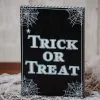 Halloween Trick Or Treat Block Aufsteller -Grusel Dekor Geschaft halloween trick or treat block aufsteller halloween trick or treat block halloween dekoration 53603