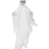Weißes Hänge-Skelett -Grusel Dekor Geschaft hanging white reaper haengefigur skelett haengedeko deko fuer halloweenparty oder horrorparty 25839