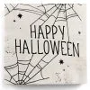 Happy Halloween Servietten Mit Spinnweben Motiv 16 St. -Grusel Dekor Geschaft happy halloween spinnweben servietten 16 stueck halloween spiderweb napkins halloween tischdeko 51509