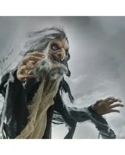 Halloween Figur Hexe Nahema 163cm -Grusel Dekor Geschaft hexe nahema halloween animatronic hexe nahema hellxuna halloween figur halloween deko kaufen 51843 05