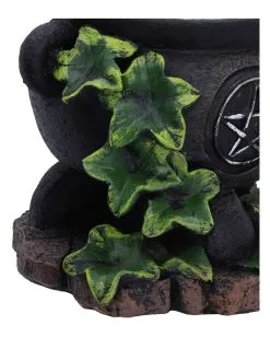 Hexenkessel Mit Efeu Kerzenhalter 2er Set -Grusel Dekor Geschaft hexenkessel mit efeu teelichthalter 2er set witches cauldron with ivy candle holder halloween tischdeko 51064 05