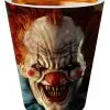 Horror Clown Zirkus Schnapsbecher 3 St. -Grusel Dekor Geschaft horrorclown circus shot becher pappe horror clown circus shot mug cardboard horror zirkus dekoration 53167
