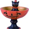 Johanna Parker Vintage Süßigkeiten Schale Mit Katze -Grusel Dekor Geschaft johanna parker vintage katze suessigkeiten schale johanna parker vintage cat treat stand 52979
