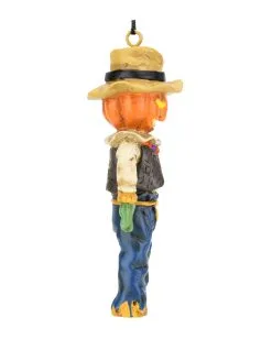 Kürbis Vogelscheuche Christbaumkugel 9,5cm -Grusel Dekor Geschaft kuerbis vogelscheuche weihnachtskugel halloween und horror weihnachtsdeko scarecrow ornament 54755 4