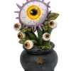 Pflanze Mit Leuchtendem Augapfel In Hexenkessel 22cm -Grusel Dekor Geschaft leuchtende augapfel pflanze in hexenkessel 22cm lighted resin potted halloween critter in cauldron fleischfressende pflanze deko 54268