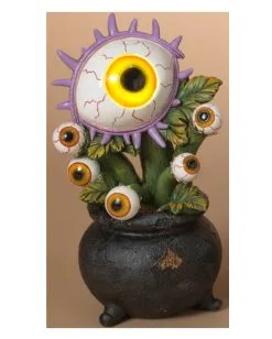 Pflanze Mit Leuchtendem Augapfel In Hexenkessel 22cm 5 Pflanze Mit Leuchtendem Augapfel In Hexenkessel 22cm -Grusel Dekor Geschaft leuchtende augapfel pflanze in hexenkessel 22cm lighted resin potted halloween critter in cauldron fleischfressende pflanze deko 54268 2