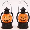 Leuchtende Wasserkugel Halloween Kürbis Laterne 20cm -Grusel Dekor Geschaft leuchtende halloween kuerbis wasserkugel laterne 20cm lighted halloween spinning water globe pumpkin lantern 54173 neu