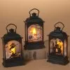 Beleuchtete Laterne Mit Halloween Motiv 13cm -Grusel Dekor Geschaft leuchtende laterne mit halloween motiv 13cm lighted halloween lantern with led candle halloween lampe 54286
