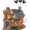 Mickey Mouse's Kürbis Schloss 17,5cm -Grusel Dekor Geschaft mickey mouse pumpkin manor mickey mouse kuerbis schloss disney halloween dekoration 53671 01