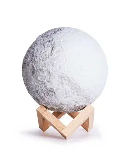 Mondlicht Mit Farbwechsel & Fernbedienung -Grusel Dekor Geschaft mond nachtlicht mit farbwechsel fernbedienung moon light with color changing remote control wohn ambiente 52410 05