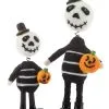 Herr Skelett Mit Sohnemann Im Set -Grusel Dekor Geschaft mr skull mit sohn im set mr skull with son in set herr skelett mit sohnemann halloween deko kinder 53795