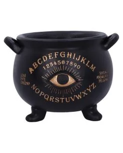 Spirit Hexenkessel Mit Auge 22,3cm 13 Spirit Hexenkessel Mit Auge 22,3cm -Grusel Dekor Geschaft ouija hexenkessel mit sehendem auge ouija witches cauldron with seeing eye halloween deko 51061 01