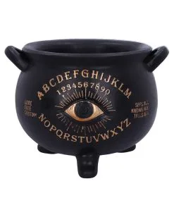 Spirit Hexenkessel Mit Auge 22,3cm 10 Spirit Hexenkessel Mit Auge 22,3cm -Grusel Dekor Geschaft ouija hexenkessel mit sehendem auge ouija witches cauldron with seeing eye halloween deko 51061 04