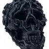 Relief Totenschädel Mit Frauen -Grusel Dekor Geschaft relief totenkop mit frauen relief totenschaedel mit frauen totenkoepfe online kaufen black skull with woman 37024 01