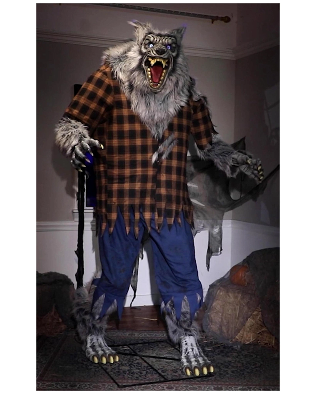 Gigantischer Werwolf Halloween Animatronic 220cm 3 Gigantischer Werwolf Halloween Animatronic 220cm