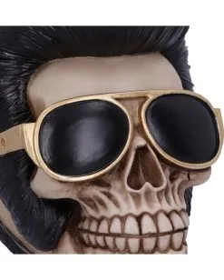 Rock 'n' Roll Totenschädel 17cm 13 Rock 'n' Roll Totenschädel 17cm -Grusel Dekor Geschaft rock n roll totenkopf rock n roll totenschaedel rock n roll skull rockabilly wohnaccessoire 53392 05